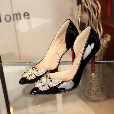 Christian Louboutin Shallow mouth stiletto heel Shoes Women--034